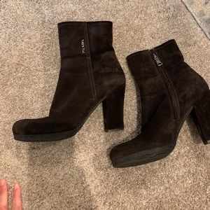 Prada bootie (chocolate brown) - size 38